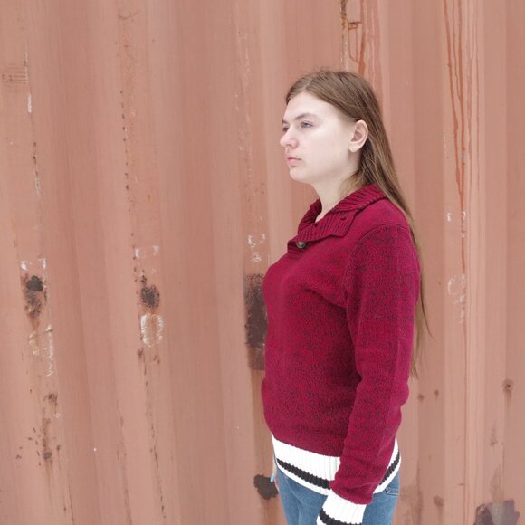 Mountain Ridge Red Brick Sweater - Picture 4 of 4